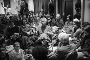 Roya Valley (France)_French activists gathered to organize the help for refugees arriving from Italy.