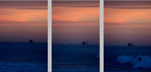 ISLAND SEA TRIPTYCH & SURFER