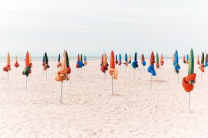 Deauville beach umbrella