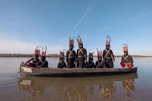 Kukeri, Varnentsi. Bulgaria