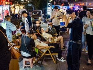 Wulin night market of Hangzhou China