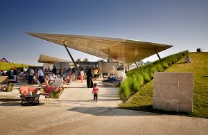 The park at the Museum of Islamic Art
