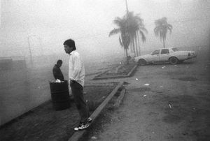 Unemployed Migrant Workers. Immokalee, Florida. 1997