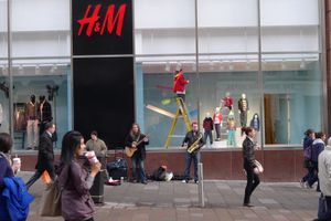 Street musicians, Edinburgh