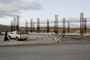 A construction site at the foot of Korek Mountain Ski Resort. © Tom Verbruggen