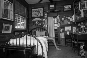Lying on Bunkhouse Bed
