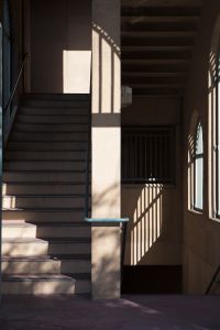 Stairwell, Train Station, Pomona