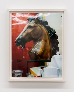 Untitled (Horse Head), Hong Kong, 2016, Chromira print on Glossy Fujicolor Crystal Archive Paper, Unframed: 14 x 11 inches, Framed: 15 7/8 x 12 5/8 x 1 3/8 inches