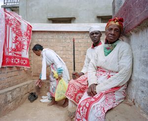 Guardians of the Tomb of the First King of Madagascar