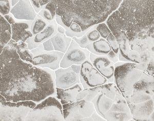 Detail from the ground of the coal mining area in Barentsburg.