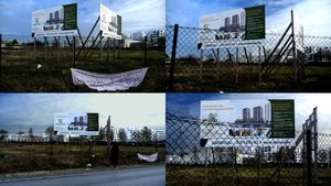 Anderlecht, digue du canal.