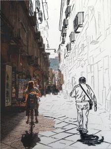 The gap between what is imagined and what is seen.