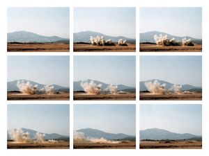 blast #003, Mesogea basin, East Attica, Greece.