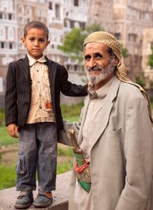 Walking With Grandfather in the Old City