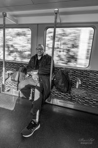 Man on a train | 01