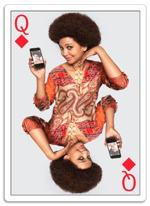 Planing Card - Queen of Diamonds