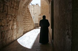 At Saint Tekla Monastery, Maaloula