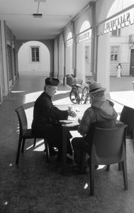 Abdon Boni alias Don Camillo und Giulio Bersellini alias Peppone