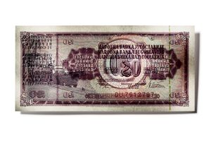 JUGOSLAWIEN 20 DINAR front, 1978