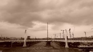 Symmetry of the Bridge - Sepia