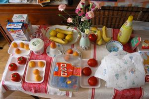 Table Scene (Red), June 2003