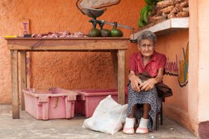 Market stall holder