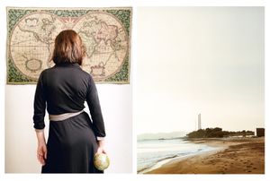 Sottovetro#1, 2011, fotografia analogica, inkjet print on dibond, diptic. Ed 1of 5