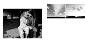 from "Into the Heart of Darkness and Light: A Dream Sequence" (unpublished artist book, pages 30-31),