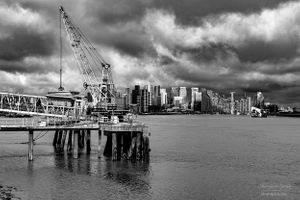 Looking Towards Canary Wharf, London