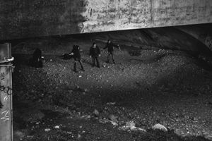 Vintimille (Italy)_As in Calais, in Vintimille migrants are waiting in hard conditions to cross the border.
