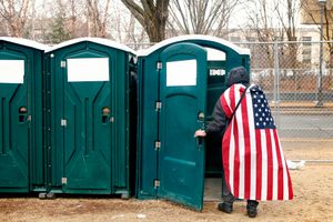 Washington DC Morning of Donald Trump's Inauguration