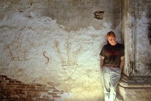 Self-portrait, Satevo Mission, Chihuahua, Mexico, 1991
