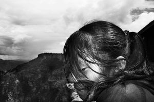 Tarahumara girl. June 2016.