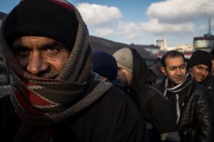 Portrait of refugee