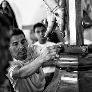 Statue Preparation, Taxco