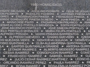 Memorial Monument to the disappeared and murdered in El Salvador