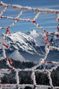 Wintersports in Gruyère. Sports d'hiver si neige il y a. La Berra.