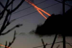 Backyard Sky Writing