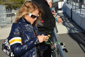 Girl with Stopwatch