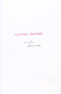 1993, inside greeting (with rubber stamp letter kit).