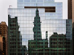 Chrysler building as a shadow