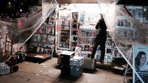 newstand reflections