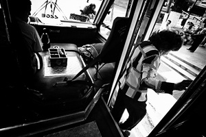 Public transport in Caracas. Agoust 2010