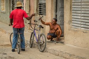 Bicycle Repair, Trinidad.