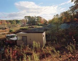 Abandoned Construction Shack, Retired Truck, 2010