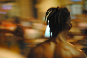 Performer in the street of Cannes