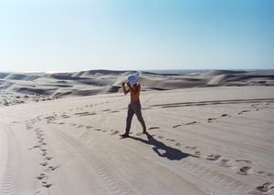 Man in Desert