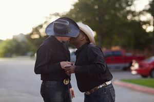 A Kiss (Robert and Troy), International Gay Rodeo Finals, Fort Worth, Texas 2011