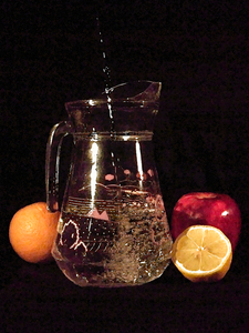 fruits et pot