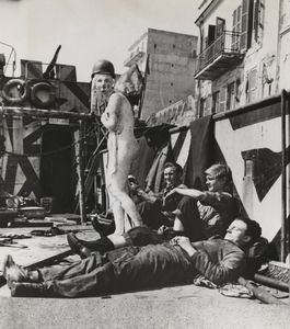 "Strip Tease" aboard an LST Boat, 1944 © George Rodger and Magnum Photos, Daniel Blau